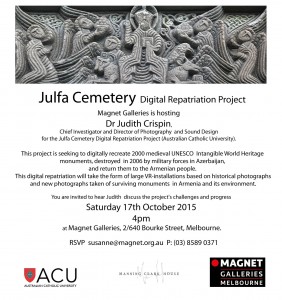 Julfa Cemetery exhibition invite